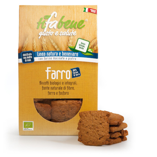 Biscotti biologici di Farro Senza Zucchero 250 gr – ComprArtigiano®